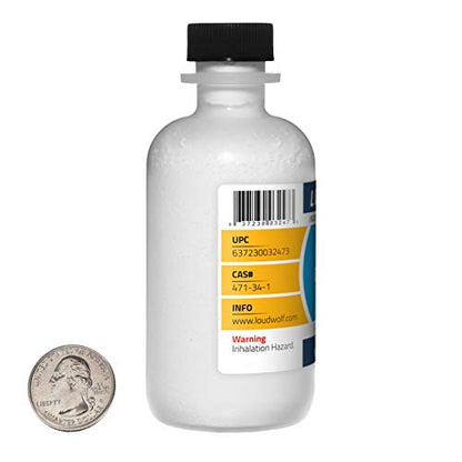 Calcium Carbonate / 2 Pounds / 8 Bottles / 97.55% Pure Food Grade/Fine Powder - size: 2 Pounds in 8 Bottles