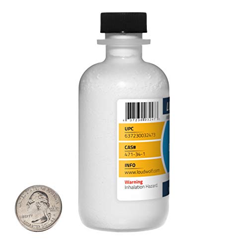 Calcium Carbonate / 3 Pounds / 12 Bottles / 97.55% Pure Food Grade/Fine Powder - size: 3 Pounds in 12 Bottles