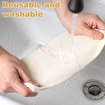 48 Pcs 20 x 20 Inches Cheese Cloths Bulk, Grade 100 Hemmed Cheesecloth for Straining, Unbleached Cotton Muslin Cloth Reusable for Cooking Baking Juicing Cheese Making