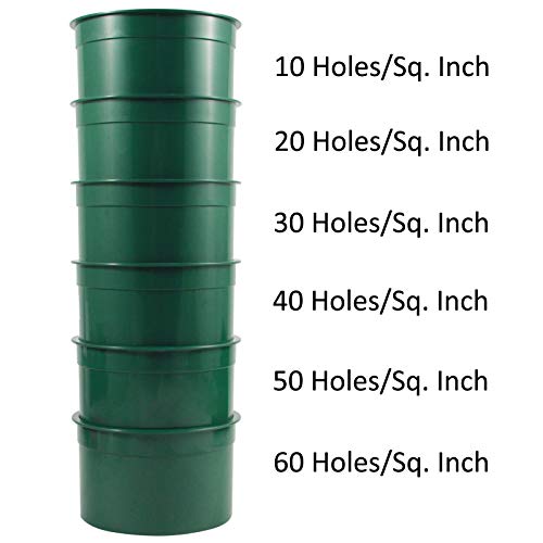ASR Outdoor 6pc Gold Panning Mineral Sifting Prospect Pan Classifier Sieve Set - size: (6) Piece Set