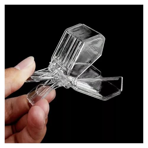 Queen Bee Cage 16pcs Plastic Book Clip Type Queen Cage Transparent Catching Clamp Bee Controller Beekeeping Tools