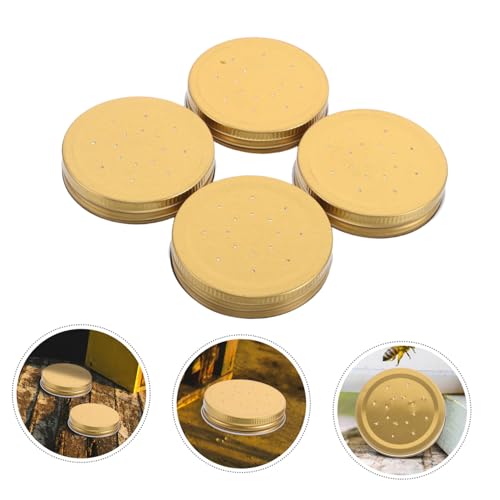 POPETPOP 4pcs Bee Water Stations Beehive Lid Beehive Waterer for Beekeeper Use Hive Tool Beekeeping Kit Efficient Bee Feeding