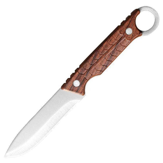 Chef Knife,8.8" Professional Kitchen Knife for Cooking,Made of Stainless Steel,Ultra Sharp for Cutting food,with Ergonomic Handle,for Home & Restaurant - color: Brown, size: 2"
