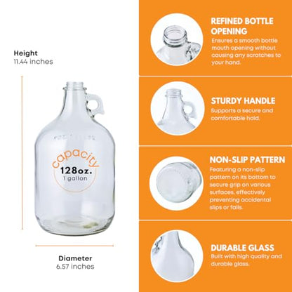 FastRack - Shepherd Made Mead Making Kit - 1 Gallon Jug Fermentation Set with Clear Glass Fermentation Jar, 3pc Airlocks, Rubber Stopper, Yeast Nutrient & Mead Yeast for Home Brewing