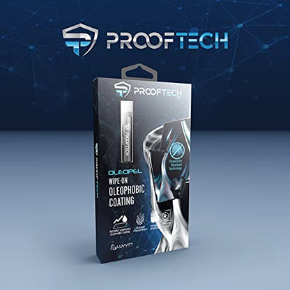 ProofTech OLEOPEL Oleophobic Coating Kit for 3 Applications | Anti Fingerprint Wipe On Liquid for All Smartphones Tablets Smart Watches Glasses Camera Lenses and Touch Screens - Bottle
