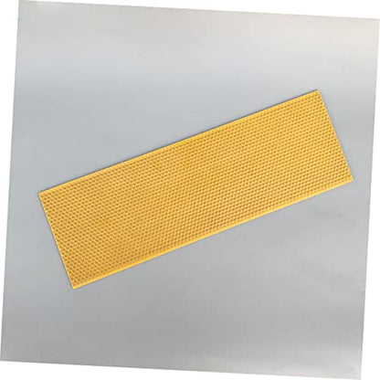 SUPVOX 3pcs Plastic Deep Hive Foundation for Beekeeping Orange Bee Nest Base Smooth Surface Reliable Plastic Material for Increased Honey Production
