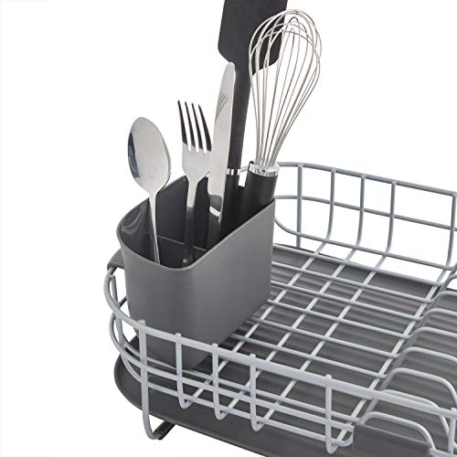 KitchenAid Low Profile Carbon Steel Dishrack, one size, Charcoal - color: Gray, size: Low Profile