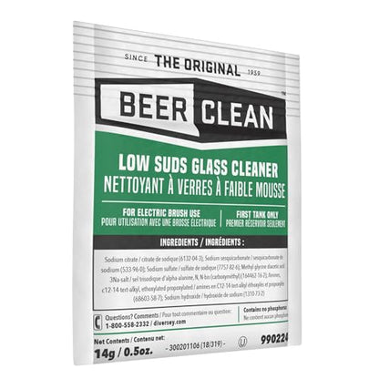 Diversey Glass Cleaner, Powder, 0.5 Oz Packet, 100/carton