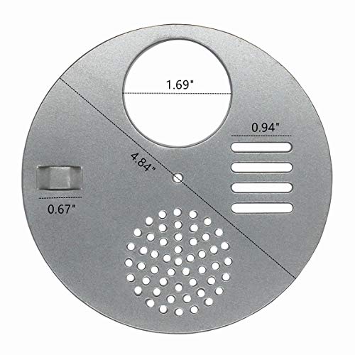 WEICHUAN 10PCS Beekeeping Hive Nuc Box Entrance Gates, Entrance Disc | Beehive Entrance Disks 4.84" in Diameter Beekeeping Tool For Beekeeper