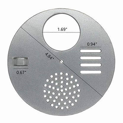 WEICHUAN 10PCS Beekeeping Hive Nuc Box Entrance Gates, Entrance Disc | Beehive Entrance Disks 4.84" in Diameter Beekeeping Tool For Beekeeper