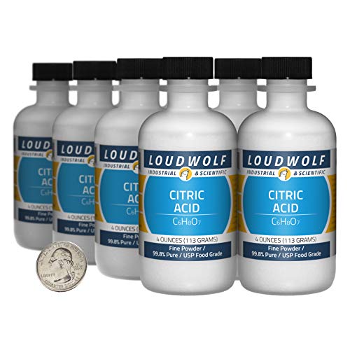 Citric Acid / 2 Pounds in 8 Bottles / 99.8% Pure USP Food Grade/Fine Powder - size: 2 Pound in 8 Bottles