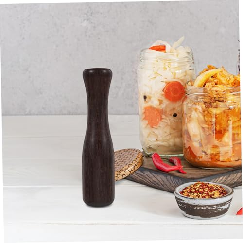 Wooden Fermentation Tamper Stick Versatile Sauerkraut Pounder for Pickled Vegetables Multipurpose Kitchen Gadget for Easy Compacting and Fermenting Essential Tool for Home Cooking
