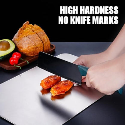 Titanium Cutting Board - 2026 New Upgrade 100% Pure Titanium Cutting Boards for Kitchen Double Sided Non Toxic Titanware Cutting Board,Hygiene Durable Dishwasher Safe Chopping Board (12"L x 9"W) - size: 12"L x 9"W