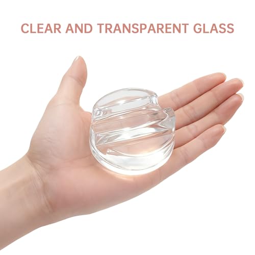 4Pcs Fermentation Glass Weights for Wide Mouth Jars - Pickle Bottles with Sealing Lids for Efficient Fermenting - Durable, Transparent Fermenting Lids and Weights for Sauerkraut, Kimchi (F Stripes) - size: F Stripes