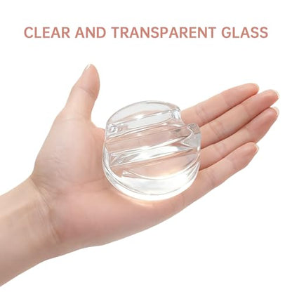 4Pcs Fermentation Glass Weights for Wide Mouth Jars - Pickle Bottles with Sealing Lids for Efficient Fermenting - Durable, Transparent Fermenting Lids and Weights for Sauerkraut, Kimchi (F Stripes) - size: F Stripes
