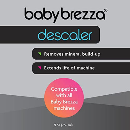 Baby Brezza Descaler 8 oz. Made in USA. Universal Descaling Solution and other appliances. Removes mineral build-up and extends your machine’s lifespan, (Pack of 2) - size: 8 Fl Oz (Pack of 2)