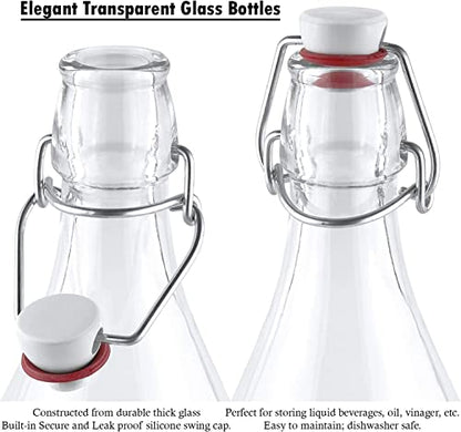 Bormioli Rocco Swing Bottle, 4.25 oz - Clear, Set of 2 - size: 4.25 Oz.