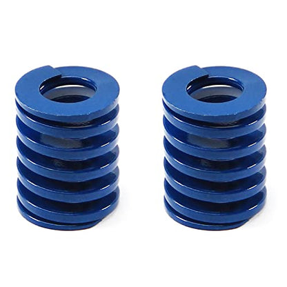 Heyiarbeit 20mm OD 10mm ID 25mm Long Spring Steel Spiral Stamping Light Load Compression Mould Die Spring for 3D Printer Blue 2Pcs - color: Blue, size: TL-20-10-25