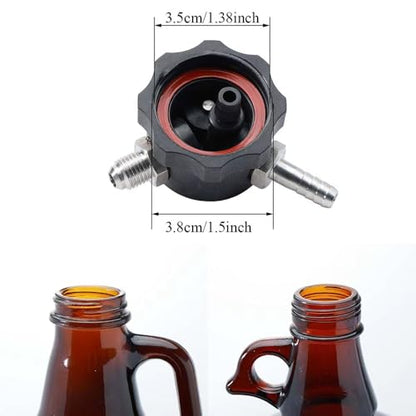 Tap Kit for Growler – Portable Beer Dispenser With CO2 Regulator & Picnic Tap, Homebrew Kegging Equipment for Outdoor Use