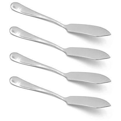 Stainless Steel Butter Knife, Set of 4, Butter Spreader, Breakfast Spreads,Cheese and Condiments - color: 4pcs