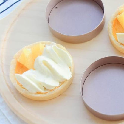 Tart Press Tool Wood Egg Tart Pusher DIY Baking Dough Press Pastry Tamper Wooden Mould Wood Tamper