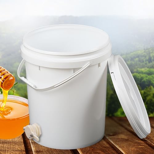 ZffXH 3/5/10 Pcs Beekeeping Honey Bucket Valve, Honey Bucket Spout Gate, Honey Bee Gate Valve for 5 Gallon Bucket