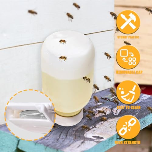 2 Pack Bee Entry Feeders, Bee Hive Feeders, Suitable for Feeding Honey Syrup or Drinking Water to Bees, Easy to Install Beekeeping Equipment.