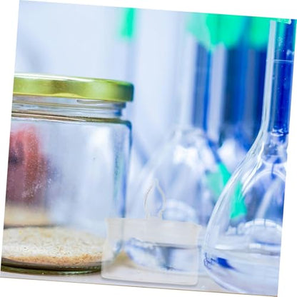 GARVALON Weighing Bottle Holder 2pcs Glass Weighing Jar for Labs Experiment Bottles - size: 6.5X5X5CM