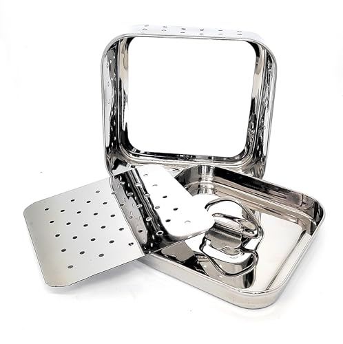 stainless steel tofu press & paneer maker, Cheese Maker mould Press Kit with Lid (Large-715ml(25.2Oz)) - size: 715ml(25.2Oz)
