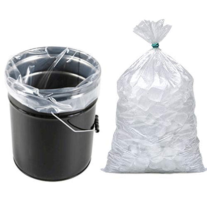 Turkey Brine Bag Set of 10, 20x27.5 Inch 5 Gallon Bucket Liner Bags for Brining and Marinating Meat, Extra Thick 5 mil Leak-Proof Brining Bags for Turkey, Chicken, and Beef (No BPA）