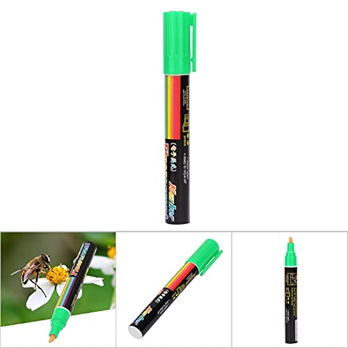 Bee Queen Marker Pen Honey Queen Bee Marking Pen,Wasserwaage Blase Bee Queen Marking Tools the Bee Marking Pen with 8 Choice (Green)