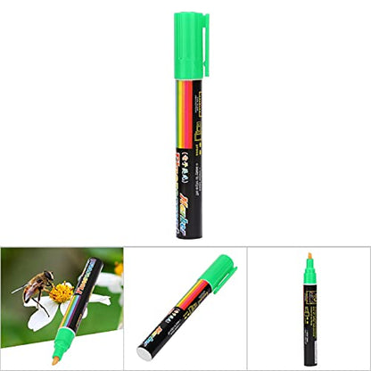 Bee Queen Marker Pen Honey Queen Bee Marking Pen,Wasserwaage Blase Bee Queen Marking Tools the Bee Marking Pen with 8 Choice (Green)