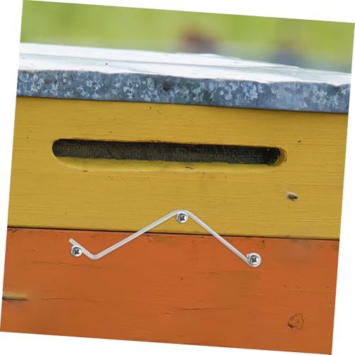 TOYANDONA 10pcs Beehive Frame Spring Clamps Secure Connection Fasteners for Beekeeping Easy Installation Removal Hive Slippage Essential Supplies - size: 15.50X3.50X0.30CM