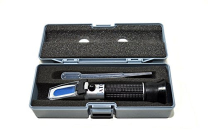 HQRP Sugar Refractometer for Brewing/Measuring Sugar Content for Beer or Wine + HQRP Sun Meter