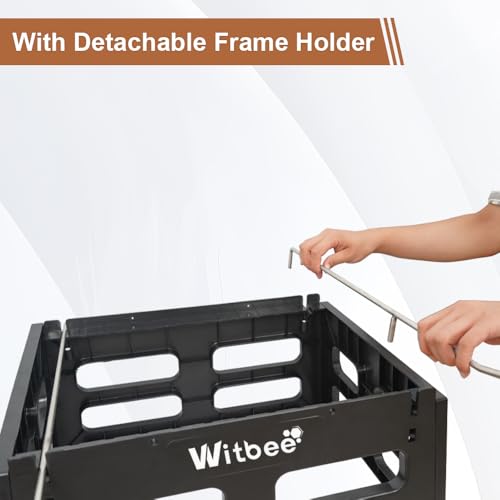 witbee Bee Hive Stand for 10 Frame Langstroth Hives – Heavy Duty Plastic Beekeeping Support Stand with Frame Holder, Outdoor Apiary Stand for Bee Yard, Garden, or Backyard Beekeepers - size: 1 PACK