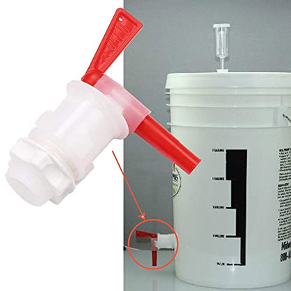 2 Pack Plastic Bottling Bucket Spigot tap Faucet for Homebrew Wine Making Beer