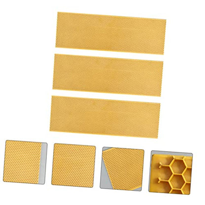 3pcs Beehive Nest Foundation Plastic Comb for Beehive Building Beekeeping Tool