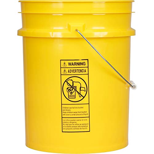 House Naturals Plastic Honey Food Grade Bucket with Honey Gate for Beekeeping and Screw on Lid, Made in USA Container