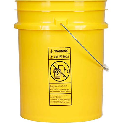 House Naturals Plastic Honey Food Grade Bucket with Honey Gate for Beekeeping and Screw on Lid, Made in USA Container