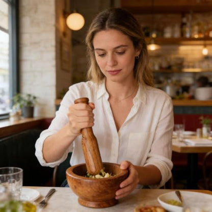 Manual Wooden Masher, Ergonomic Sauerkraut Pounder, Pickling Tool with Comfortable Grip, Kitchen Accessory, Food Preparation Tool with Style, Cabbage and Vegetable Tools Meal Prep and Canning (Khaki) - color: Khaki