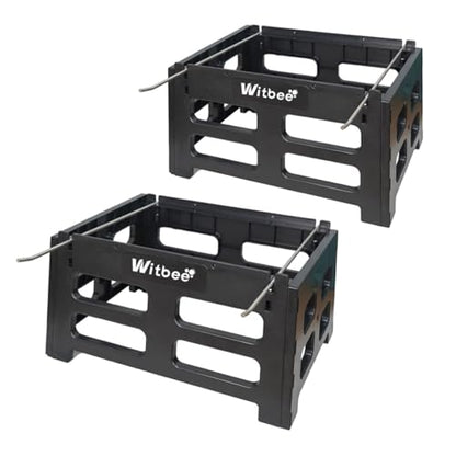 witbee 2 Pack Plastic Beehive Stand for 10 Frame Langstroth Hives, Beekeeping Hive Support Rest with Frame Holder Bee Keeper Hive Stand - size: 2 PACK