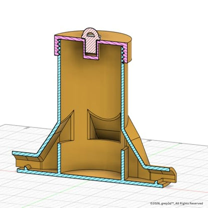Bee Pollen Feeder - Honeybee Protein Station = Healthy Colony, Healthy Brood - Keep Your Pollenn Substitute Dry. Low Maintenance. 2 Sizes. grep3d™ (Mini) - size: Mini