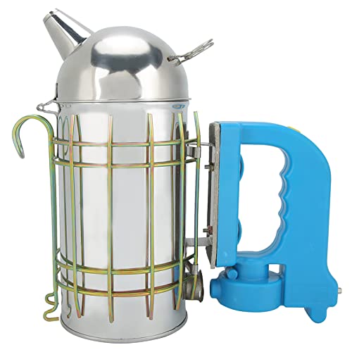 Stainless Steel Electric Beehive Smoker,Honey Keeper Beehive Smoker Handle Set for Apiculture Supplies,and Beekeeping Equipment Beginners Professionals