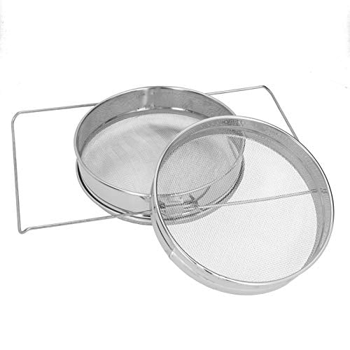 Honey Stainless Steel Beekeeping Double Honey Sieve Strainer Apiary Equipment Durable Has Service FilterHoney StrainerStainless Steel FilterDouble Sieve