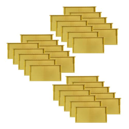 Waxed Plastic Frames for Beehives | Standard Size 9 1/8" Frames | Natural Color | Durable Beekeeping Supplies | Case of 30