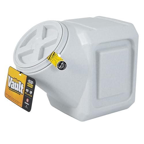 Gamma2 Vittles Vault Outback Airtight Pet Food Container, 40 Pounds | Made in USA, sealing lid keeps dry meals fresh and pests out, 20.5 x 12 x 16.75 inches, durable pantry bin, easy lid access - size: 40 Pounds