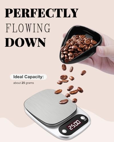 Coffee Dosing Cup Set, Ceramic Espresso Dosing Cup, 10ml Coffee Spray Bottle, 15ml 304 Stainless Steel Measuring Spoon with Wooden Handle - color: Ceramic Cup + Spray Bottle + Spoon, size: 3 Pack