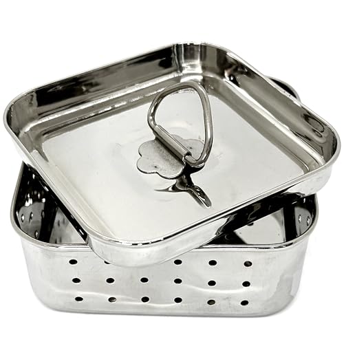 stainless steel tofu press & paneer maker, Cheese Maker mould Press Kit with Lid (Large-715ml(25.2Oz)) - size: 715ml(25.2Oz)