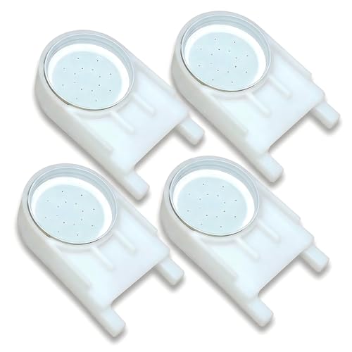 Aukbeefun 4 Pack Bee Feeders for Hives - Outdoor Bee Hive Feeder for Sugar Syrup & Water, Compatible with Most Beehives, Easy to Monitor & Clean for Beginner & Pro Beekeepers (White) - color: White