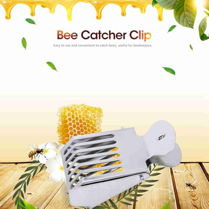 FTVOGUE Queen Bee Catcher Clip, Bee Queen Catcher Clip Cage Catching Tool Stainless Steel Beekeeper Beekeeping Equipment Supplies for, Beekeeping Supplies (1Pcs), Beekeeping Tools